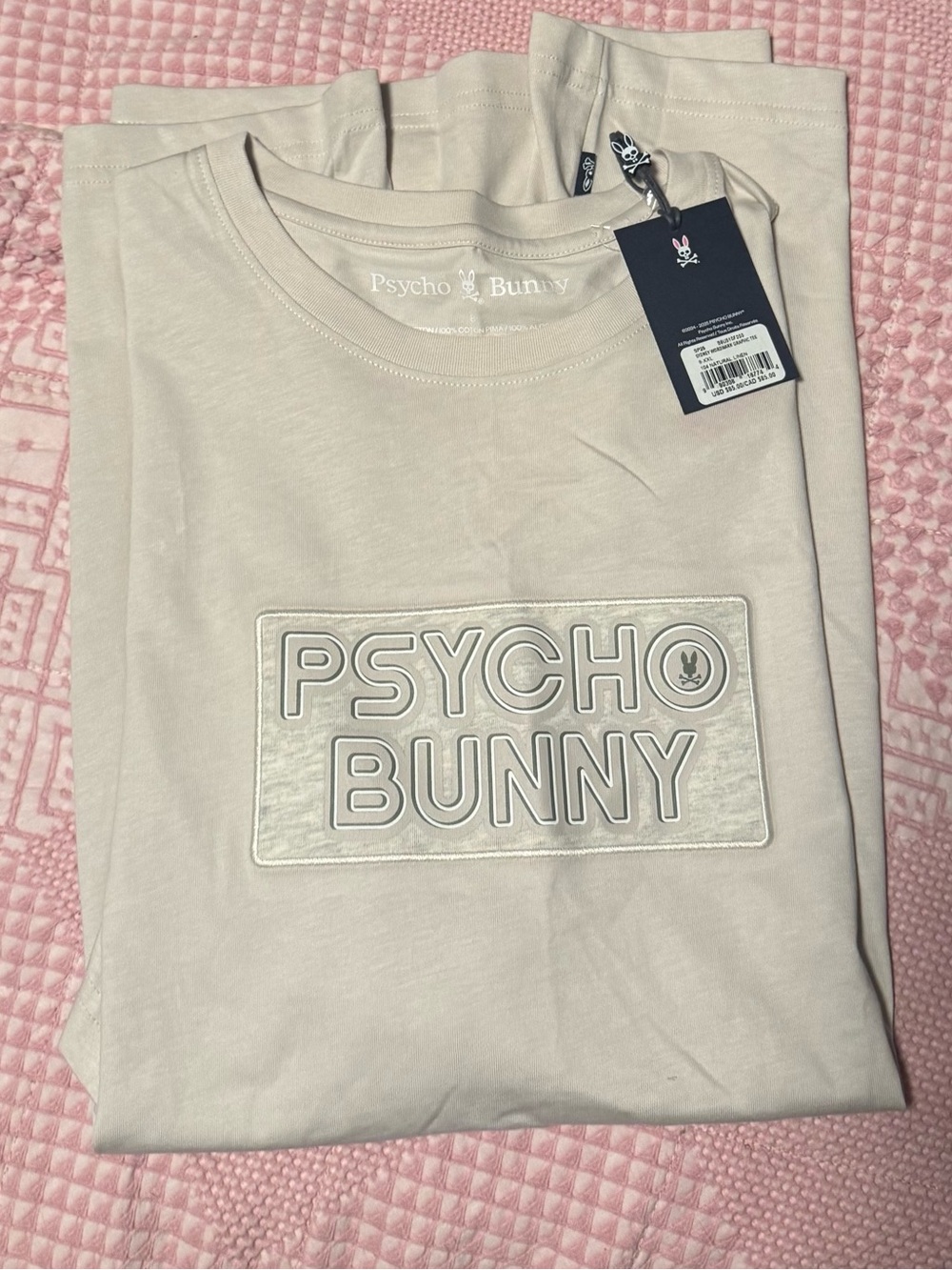 Psycho Bunny Men's Short Sleeve Crew Neck T-Shirt Pima Cotton, Size 8 XXL NWT - Picture 7 of 7